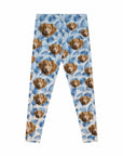 Custom Leggings (Springtime Blue: 1-4 Pets)