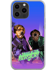 'A Night at the Pawsbury' Personalized 2 Pet Phone Case