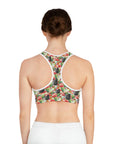 Custom Sports Bra (Flamingo Paradise: 1-4 Pets)