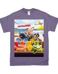 'The Beach Dogs' Personalized 3 Pet T-Shirt