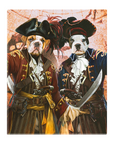 'The Pirates' Personalized 2 Pet Standing Canvas