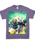 'New York Jet-Doggos' Personalized 2 Pet T-Shirt