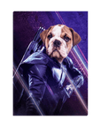 'Hawkeye Doggo' Personalized Pet Standing Canvas
