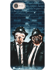 'The Blues Doggos' Personalized 2 Pet Phone Case