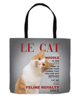 'Le Cat' Personalized Tote Bag