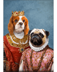 Queen and Archduchess: Personalized 2 Pet Poster
