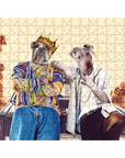 '2Paw and Notorious D.O.G. California Edition' Personalized 2 Pet Puzzle