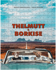 'Thelmutt and Borkise' Personalized 2 Pet Puzzle