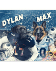 'Penn State Doggos' Personalized 2 Pet Poster