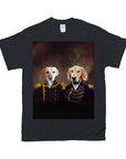 'The Admiral And The Captain' Personalized 2 Pet T-Shirt