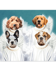 '4 Angels' Personalized 4 Pet Poster