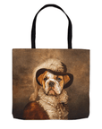 'The Feathered Dame' Personalized Tote Bag