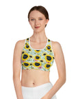 Custom Sports Bra (Sunflower Sky: 1-4 Pets)
