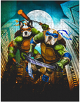 'Teenage Mutant Ninja Doggos' Personalized 2 Pet Puzzle
