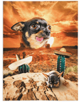 'Mexican Desert' Personalized Pet Blanket