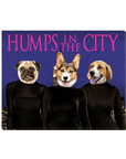 'Humps in the City' Personalized 3 Pet Canvas
