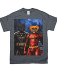 'Batdog & Flash Doggo' Personalized 2 Pet T-Shirt