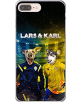 'Sweden Doggos Euro Football' Personalized 2 Pet Phone Case