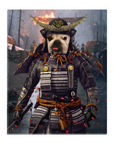 'The Samurai' Personalized Pet Standing Canvas