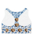 Custom Sports Bra (Spring Time Blue: 1-4 Pets)