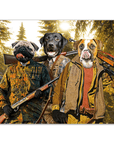 'The Hunters' Personalized 3 Pet Poster