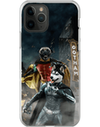 'Bat Dog & Robpaw' Personalized 2 Pet Phone Case
