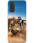 'The Motocross Riders' Personalized 2 Pet Phone Case