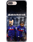 'France Doggos' Personalized 2 Pet Phone Case