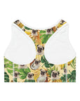 Custom Sports Bra (Tropical Yellow: 1-4 Pets)