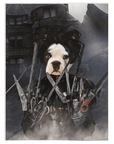 'Edward Scissorpaws' Personalized Pet Blanket