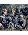 'The Army Veterans' Personalized 3 Pet Puzzle