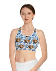 Custom Sports Bra (Spring Time Blue: 1-4 Pets)