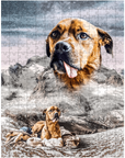 'Majestic Snowy Mountain' Personalized Pet Puzzle
