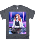 'The Female DJ' Personalized Pet T-Shirt