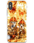 'The Firefighters' Personalized 2 Pet Phone Case