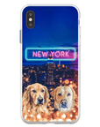 'Doggos of New York' Personalized 2 Pet Phone Case