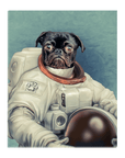 'The Astronaut' Personalized Pet Standing Canvas