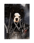 'Edward Scissorpaws' Personalized Pet Standing Canvas