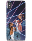 '1980s Lazer Portrait' Personalized 2 Pet Phone Case