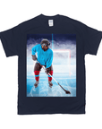 'The Hockey Player' Personalized Pet T-Shirt