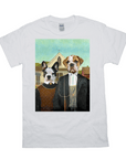 'American Pawthic' Personalized 2 Pet T-Shirt