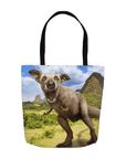 'Pawasaurus Rex' Personalized Tote Bag