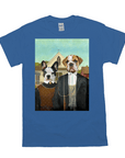 'American Pawthic' Personalized 2 Pet T-Shirt