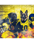 'Michigan Doggos' Personalized 2 Pet Puzzle