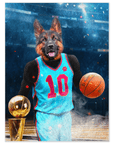 'The Basketball Player' Personalized Pet Poster