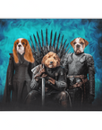 'Game of Bones' Personalized 3 Pet Blanket