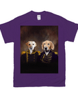 'The Admiral And The Captain' Personalized 2 Pet T-Shirt