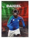 'Italy Doggos Soccer' Personalized Pet Blanket