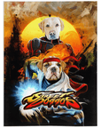 'Street Doggos' Personalized 2 Pet Blanket
