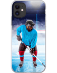 'The Hockey Player' Personalized Phone Case